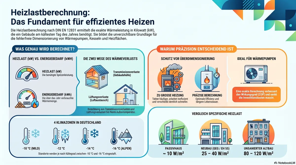 Heizlastberechnung für effizientes Heizen