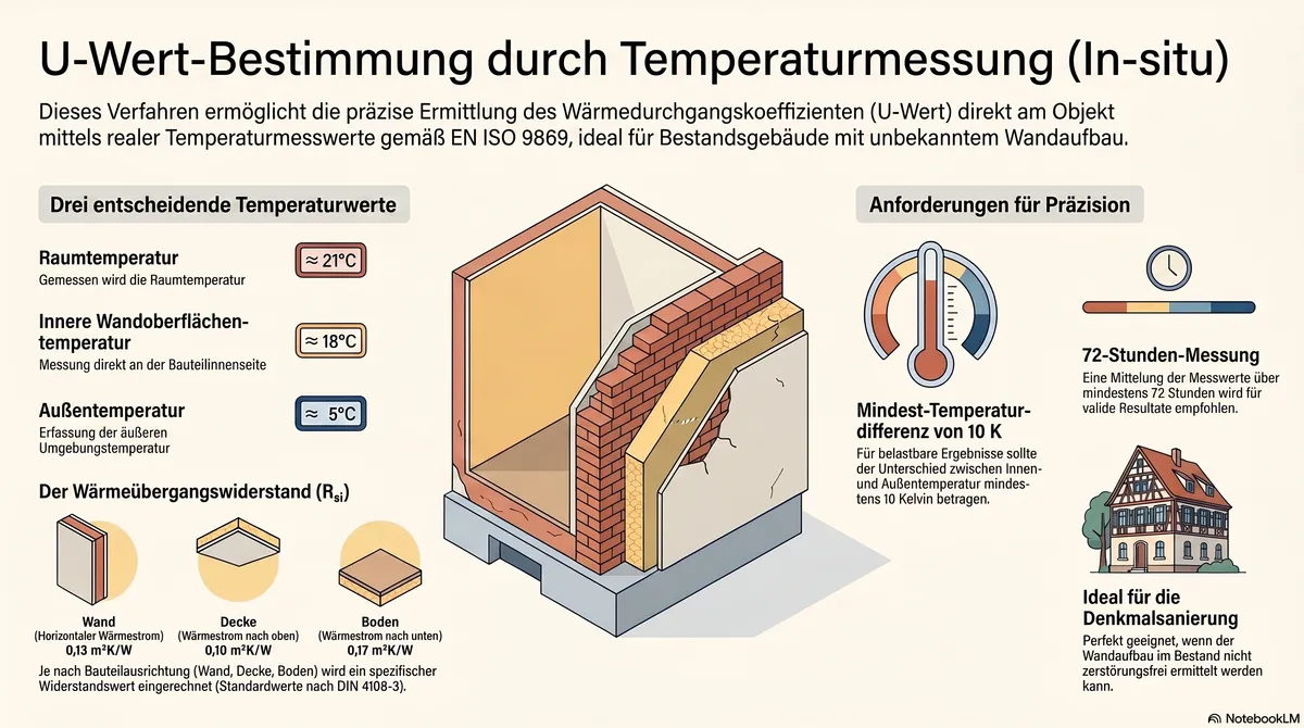 U-Wert-Bestimmung durch Temperaturmessung (in-situ)